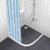 富居挡水条 浴室隔水阻水条 厨房台面防水条 白色2米 国美百货甄选