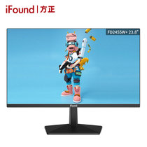【新上架】方正iFound FD2455W+/23.8英寸微边双接口高清显示屏HDMI窄边框不闪屏滤蓝光(黑 24英寸办公显示器)