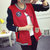 秋季外套女春秋韩版学生2016新款大码女装长袖夹克棒球服短外套潮(红色 M)