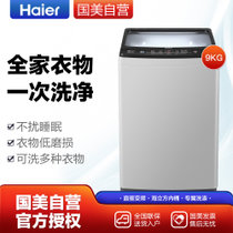 海尔(Haier) XQB90-BZ826 9公斤 波轮洗衣机 直驱变频 月光灰