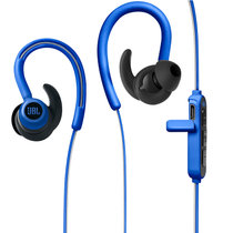 JBL Reflect Contour 无线蓝牙运动耳机 入耳/耳挂式线控 手机耳机 通话耳机带麦(蓝色)