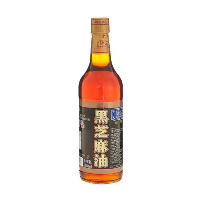 福达坊黑芝麻油518ml/瓶