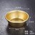 韩式米酒碗金色铝碗黄酒碗带把手调料碗饭店专用碗热凉酒碗料理碗(小号米酒碗（无柄） 黄铝)