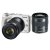 佳能 （Canon）EOS M3（18-55mm/55-200mm）微型单电双头套机(白色 官方标配)