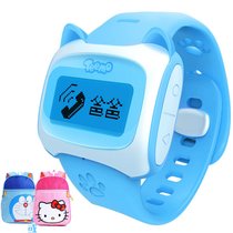 糖猫儿童电话手表TM-E1套装（E1+儿童书包） 儿童智能手表GPS定位摇一摇交友 防丢防水 海量故事 天空蓝