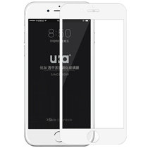 优加 iPhone6splus/苹果6splus钢化膜全屏覆盖钢化手机保护贴膜白色(5.5英寸)