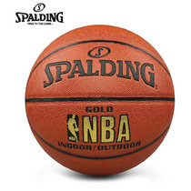 斯伯丁74-606Y(原64-284)NBA金色经典水泥地篮球