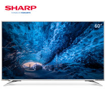 夏普 (SHARP) 60X9A 60英寸 4K超高清 日本原装液晶面板 高音质杜比DTS双解码 液晶平板电视（钛灰）