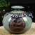 关耳窑 哥窑茶叶罐 陶瓷密封罐 陶瓷茶具茶叶罐 醒茶缸茶具 2014GYCG4K(哥窑茶叶罐龙-3)