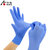 【仅限200名】一次性蓝色手套丁腈手套防滑实验劳保家用清洁防护薄款无粉(3双 L码)