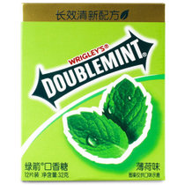 【真快乐自营】绿箭口香糖薄荷味12片装32g