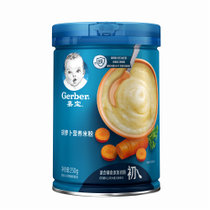 嘉宝胡萝卜配方营养米粉[乐娱购]250g 强化铁，补充多种维生素和矿物质
