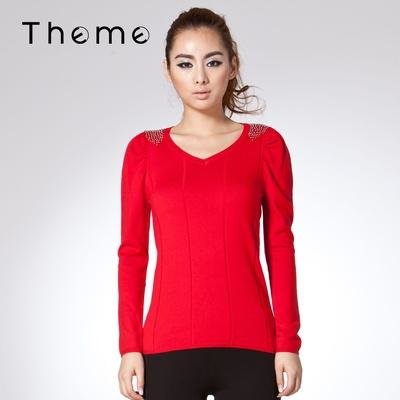 Theme针织衫推荐：Theme韩版毛衣长袖针织衫