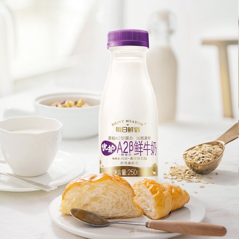 蒙牛每日鲜语优护酪蛋白鲜牛奶250ml瓶儿童营养早餐奶亲和易吸收6瓶