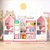 儿童书架绘本架实木幼儿园宝宝收纳置物架落地书柜玩具收纳柜家用(乳白色)