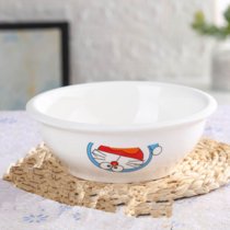 家用大号汤碗陶瓷大碗餐碗具套装米饭碗创意碗汤古泡面碗配大汤勺(多啦a梦8英寸汤古1个)