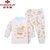俞兆林婴儿衣服1-3岁纯棉家居服宝宝内衣套装儿童长袖春秋童装(马戏团肩扣（粉蓝) 66cm)