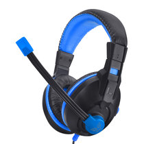 现代（HYUNDAI）G9050台式电脑耳机头戴式游戏电竞语音耳麦带话筒(蓝色)