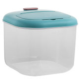 纳宝士（nowbox） 厨房装米桶家用密封可翻盖米箱20斤装米缸面粉储存罐防虫防潮大米收纳盒 透明款蓝