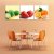 华庭丽娜 时尚无框画 花卉系列 草莓柠檬 三拼装饰品 餐厅挂画(9MM 40X40)
