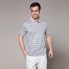 格斯帝尼（GESSDIMER）夏装新款 休闲男士短袖T恤 polo衫13516(-1浅灰 S)