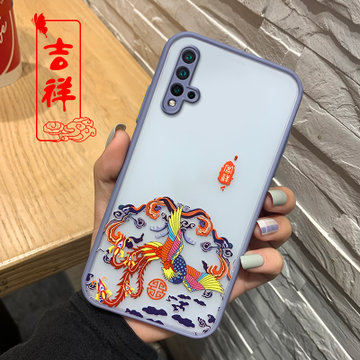 华为nova5,华为nova5手机图片 绿赐华为nova5机壳国潮流苏华为nova5i中国风撞色nova