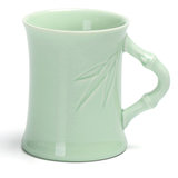 承文阁  陶瓷杯C-B042浮雕竹杯个性陶瓷水杯牛奶杯咖啡杯办公室创意马克杯情侣杯子