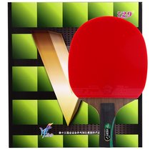 729乒乓球拍直拍九星VERY碳素兵乓球拍短柄全能型直拍 国美超市甄选