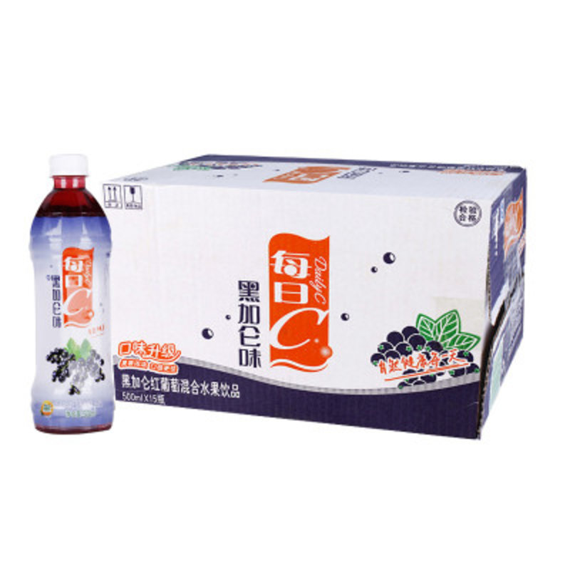 康师傅鲜的每日c黑加仑450ml*15瓶/箱