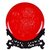 中国龙瓷 商务办公礼品创意办公室摆件礼物家居装饰品8寸国色天香挂盘（红-浮雕)