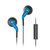 Edifier/漫步者 H185P耳塞式耳机智能手机线控语音耳机带麦(蓝色)