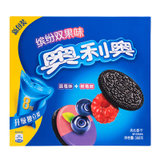奥利奥缤纷双果味夹心饼干蓝莓味+树莓味388g 国美超市甄选