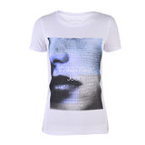 Calvin Klein 女士时尚简约短袖T恤 J20J200372(白色 XS)