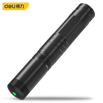 得力户外绿光激光笔DL552001 可充电手电筒激光灯镭射笔逗猫棒