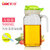 紫丁香大号大容量油罐厨房家用油瓶套装醋壶调味料瓶加厚玻璃防漏(JA850 绿900ML)