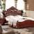 美式床全实木欧式雕花欧式古典家具1.8米(内径1.8*2.0米)