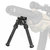 AR15瞄准器支撑脚架V8金属可伸缩两脚架360旋转11MM燕尾20MM皮轨管夹板球瞄准镜脚架(20MM皮轨)