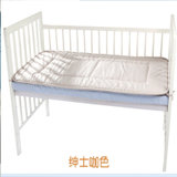 贝贝帕克 婴儿纯棉床垫婴儿床全棉褥子新生儿厚型床垫床品 522605(奶咖)