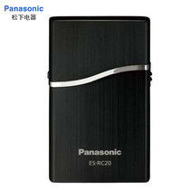 松下(Panasonic)剃须刀ES-RC20-K 黑色卡片式电池式男士电动刮胡刀金属外壳浮动单刀头便携设计超薄(黑色 热销)