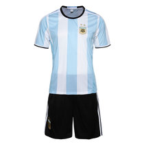 并力国家队足球服阿根廷主客场短袖球衣10号梅西11号阿圭罗运动训练比赛球服套装定制印字印号(个性定制联系客服 儿童XL=28)