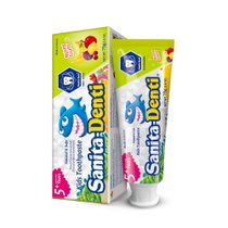 莎卡denti儿童牙膏牙膏（5岁+）复合果味75g*2 妈咪爱旗下原装进口