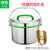 加厚不锈钢双层保温饭盒大容量提锅分格便当盒商用保温桶汤桶手提(4L绿色（内胆和菜格均为304材质）)