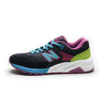 新百伦newbalance男女跑步鞋580系列9黑玉荧光绿36