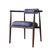 餐椅简约家用实木创意成人餐厅复古欧式休闲美式洽谈椅咖啡厅椅子(灰色)