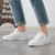 回力板鞋 小白鞋男士滑板鞋白色低帮透气潮流运动鞋42黑白 国美超市甄选