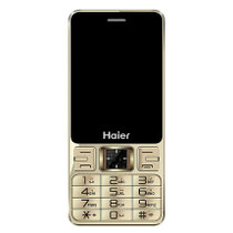 Haier/海尔 HG-A210老人机手机直板 大按键超长待机老年机双卡双待(金色)