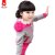 童装中大女童2013秋装新款韩版休闲运动牡丹花上衣两件套装13CG2000(梅红 160)