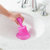 有乐糖果色简易水槽管浴室道疏通器厨房 排水清洁器zw4080(玫红)