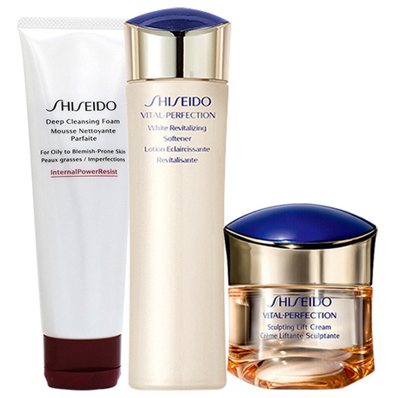 资生堂(shiseido)悦薇珀翡紧颜亮肤女士补水保湿护肤品套装 正装6件套