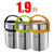 苏泊尔2.5L大容量双层密封不锈钢保温桶 KF25A1密封提锅 保温饭盒(黑色)
